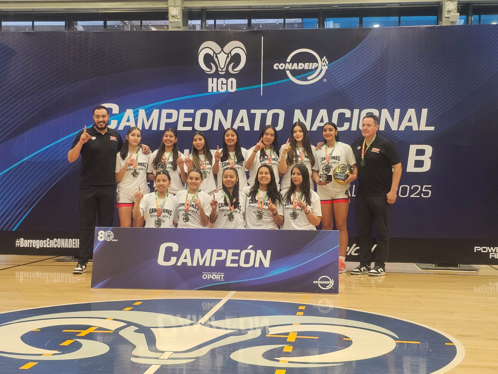Tigres Blancos UMAD ganó el Campeonato Nacional Juvenil B de basquetbol